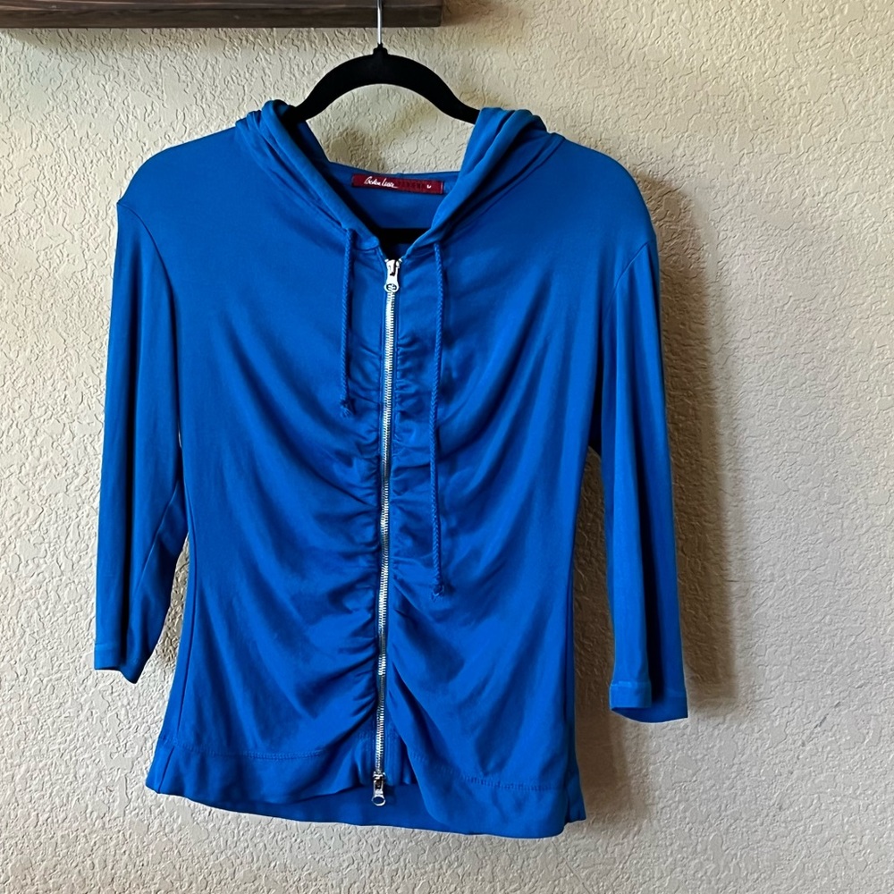 Barbara Lesser Fibers Hoodie Jacket Medium
